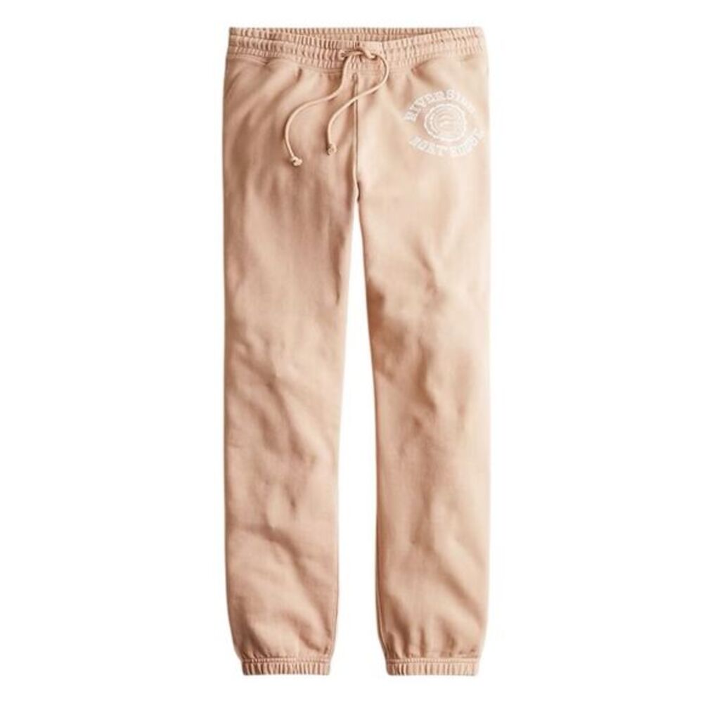 J. Crew Women’s University Terry Riverside Boat House Sweatpants in Luxury Camel